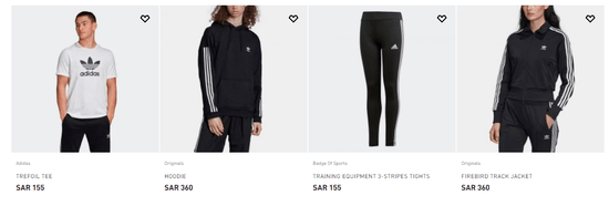 Adidas Clothing