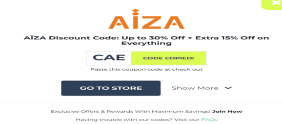 AIZA Copy Promo