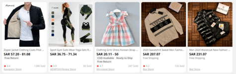 Aliexpress Cloth
