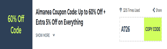 Copy Almanea Promo Code