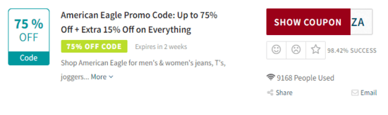 American Eagle Code