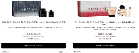 Armani Beauty Gifts Collection