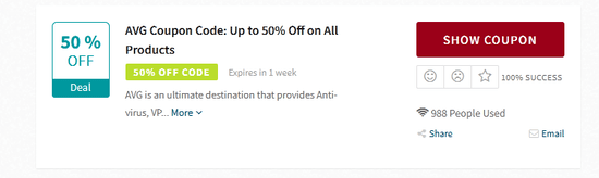 Promo AVG Code