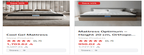 Back Comfort Sleep Products