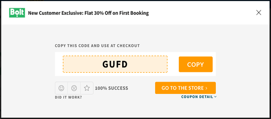 Copy Bolt Code