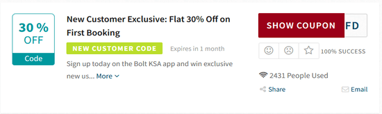 Promo Bolt Code