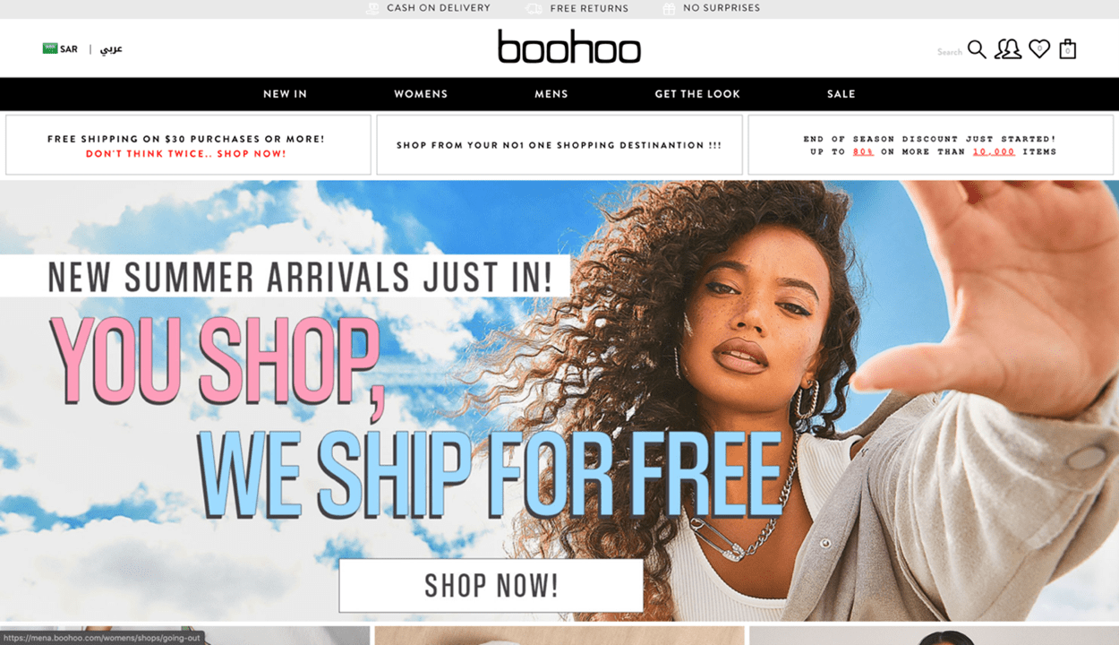 Boohoo MENA