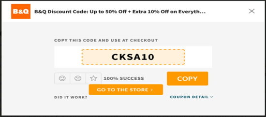 Copy B&Q Code