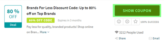 Brands for Less Code