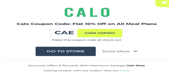 Calo Coupon