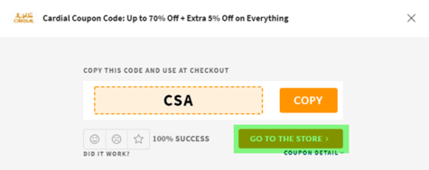 Cardial Coupon