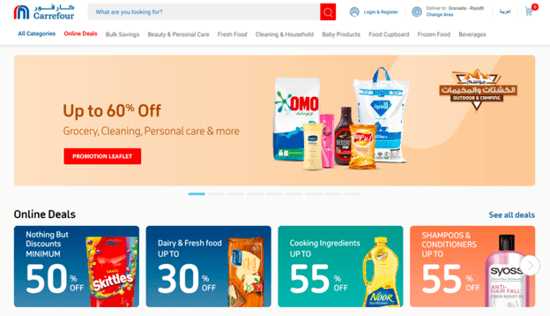 Visit Carrefour Website