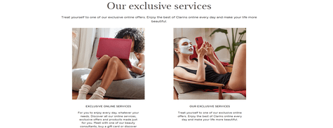 Clarins Virtual Services
