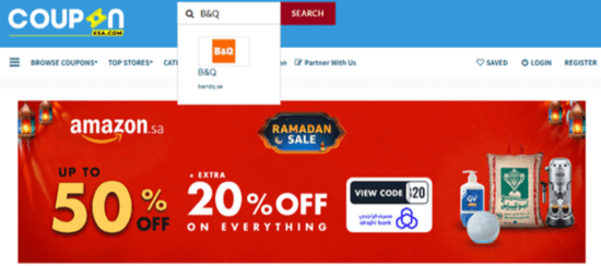 Search B&Q