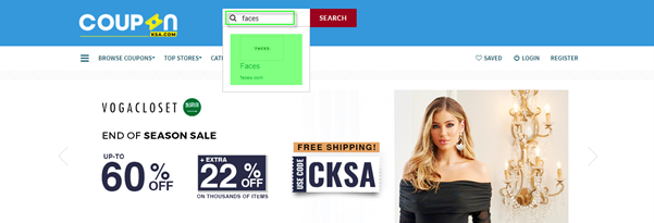 Faces Coupon KSA