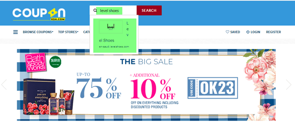 Level Shoes CouponKSA.com