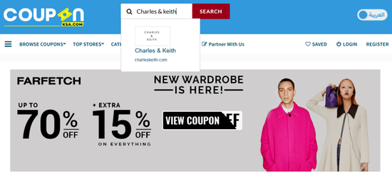 Search Charles & Keith