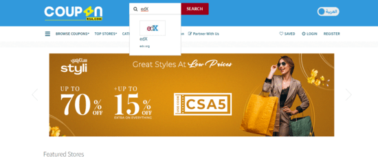 Search EdX