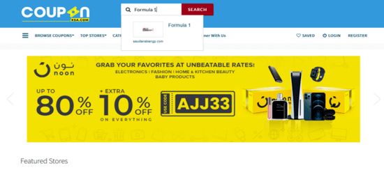 Search Formula 1