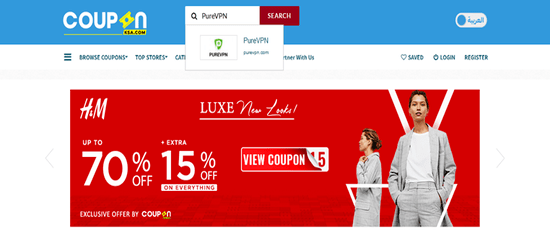 Search PureVPN