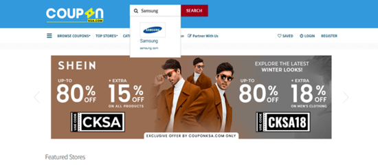 Search Samsung