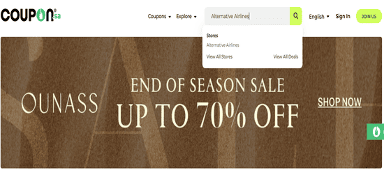  Search Alternative Airlines Coupon