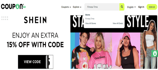  Search Fitness Time Coupon