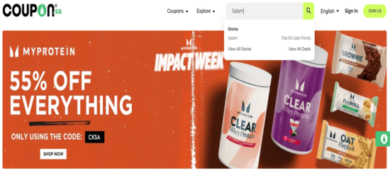  Search Salam Coupon