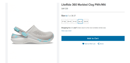 Crocs Product