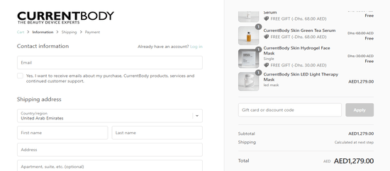 Apply CurrentBody Promo Code