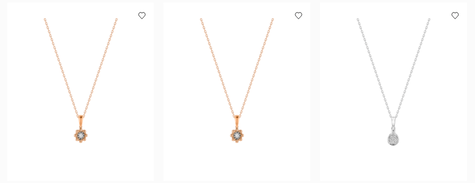 Damas Jewellery Pendants