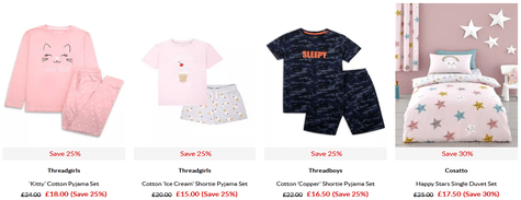 Debenhams Kids Products