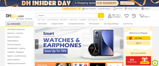 Dhgate Official Website