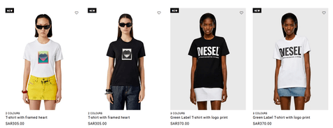Diesel owns a magnificent collection of Men's and Women's outfits that will cover all your style privations.