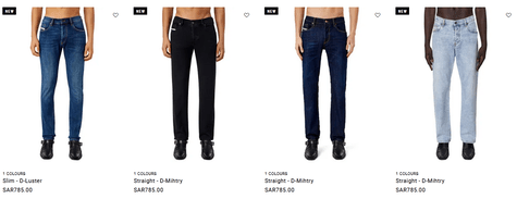 Diesel is the ideal brand to buy premium quality jeans for Men and Women.