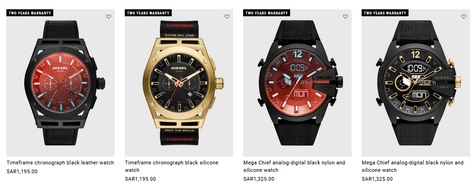 Diesel features a phenomenal assemblage of the Watches that must catch your attention when you will visit its store