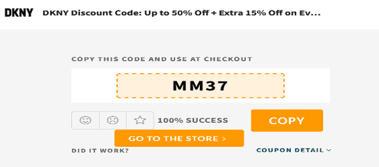 Copy DKNY Code