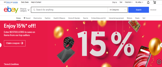  eBay Official website