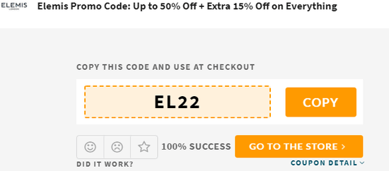 Copy Elemis Code