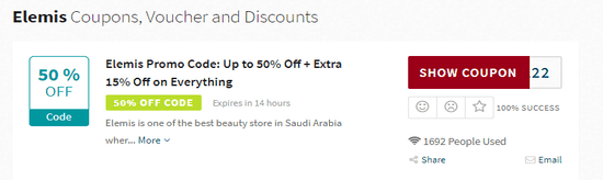 Elemis Coupon