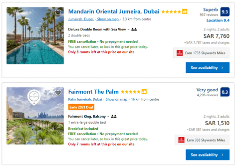 Emirates Hotels