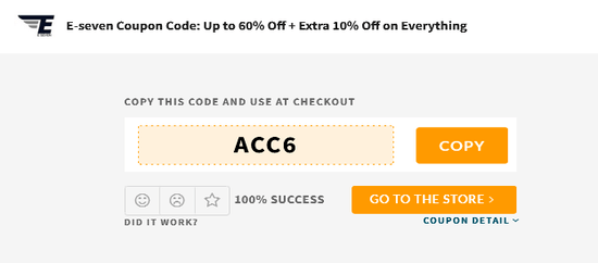 Copy E-seven Code