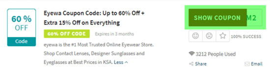 Eyewa Code