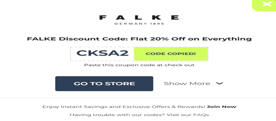 FALKE Copy Code