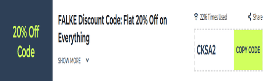 Copy FALKE Promo Code