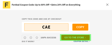 Fordeal Coupon