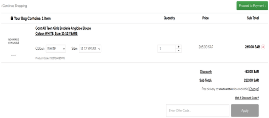Apply Gant Coupon