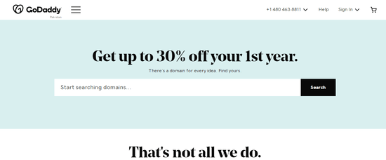 GoDaddy Official Website