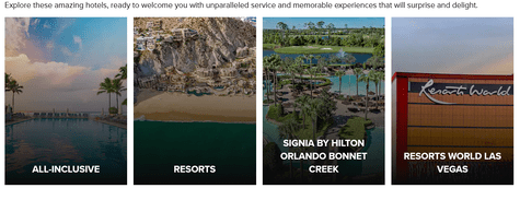 Hilton Amusing Destinations