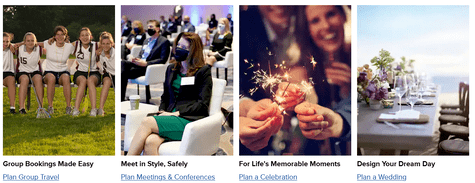 Organize Meeting Events in Hilton